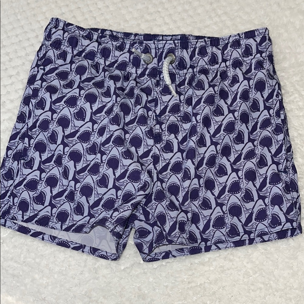 Shark Print Swim Shorts